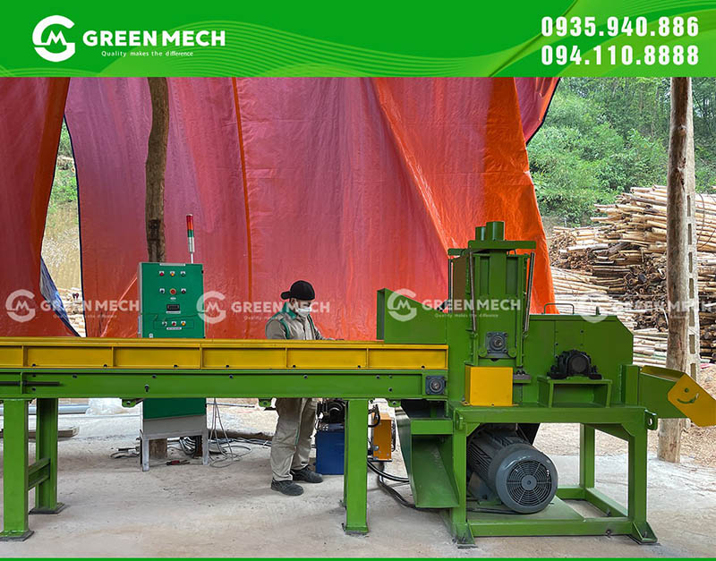 Máy nghiền gỗ GREEN MECH có nhiều công suất từ quy mô nhỏ đến quy mô công nghiệp 