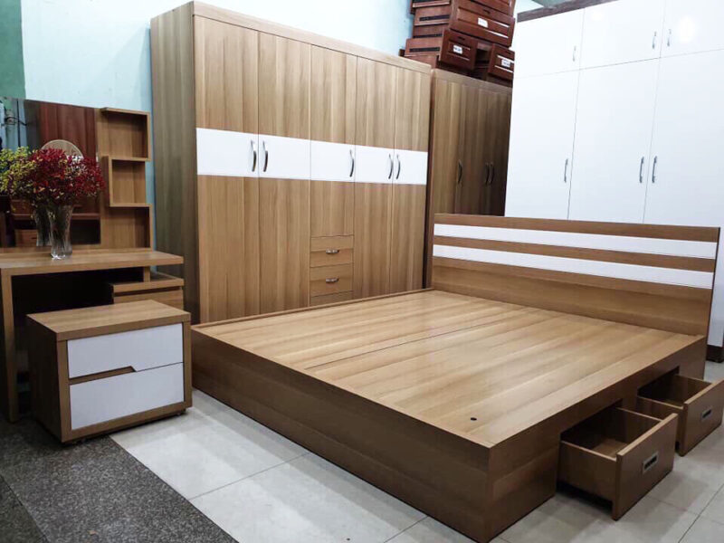 Độ nội thất sản xuất từ ván gỗ công nghiệp