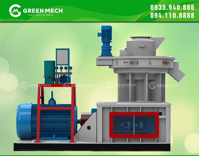 Máy ép viên nén mùn cưa GREEN MECH