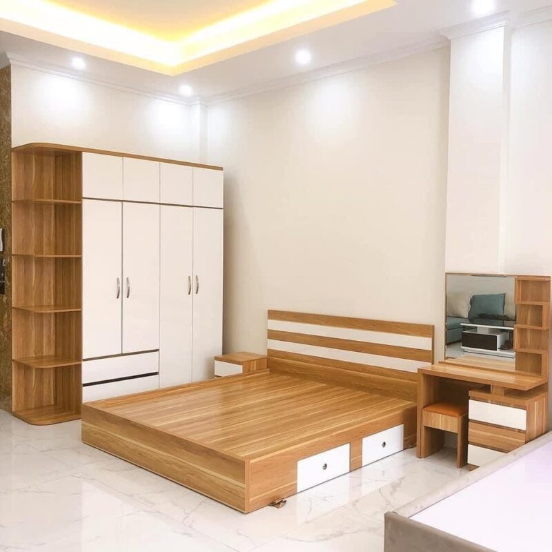 nội thất từ ván ép gỗ công nghiệp