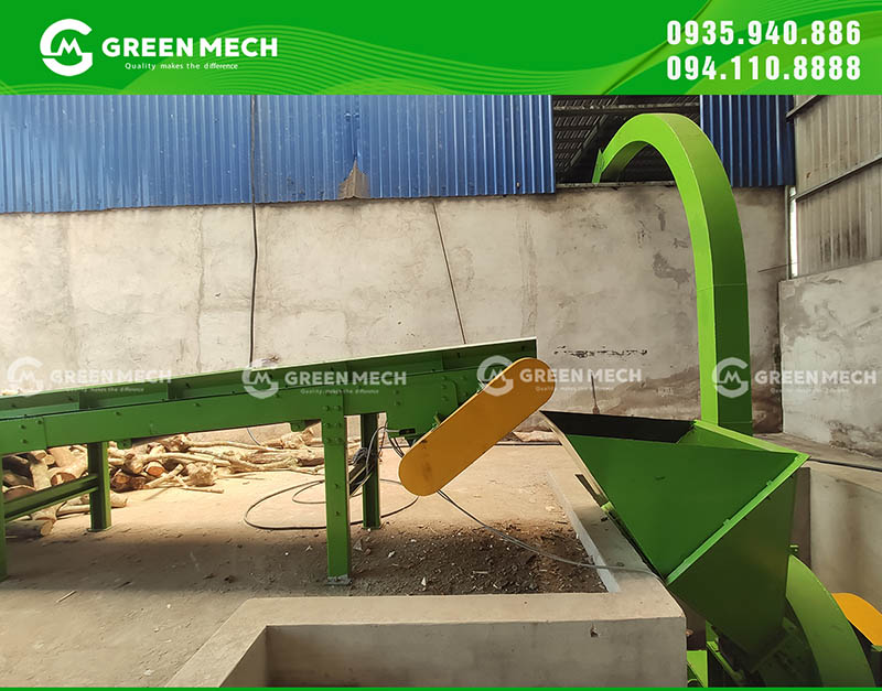 Máy băm dăm gỗ GREEN MECH chất lượng cao