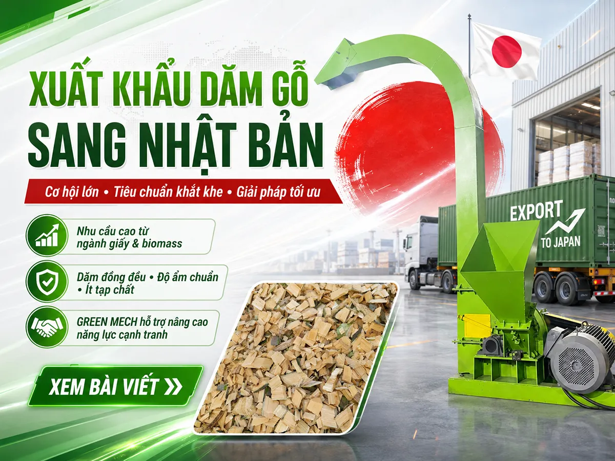 Xuất khẩu dăm gỗ sang Nhật Bản giúp nâng cao kinh tế đất nước