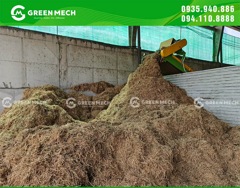 Nhờ ứng dụng máy nghiền, trang trại tiết kiệm chi phí mua thức ăn thô và giảm phụ thuộc vào nguồn bên ngoài