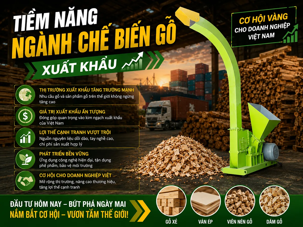 Doanh nghiệp cần làm gì để tận dụng tiềm năng ngành chế biến gỗ xuất khẩu?