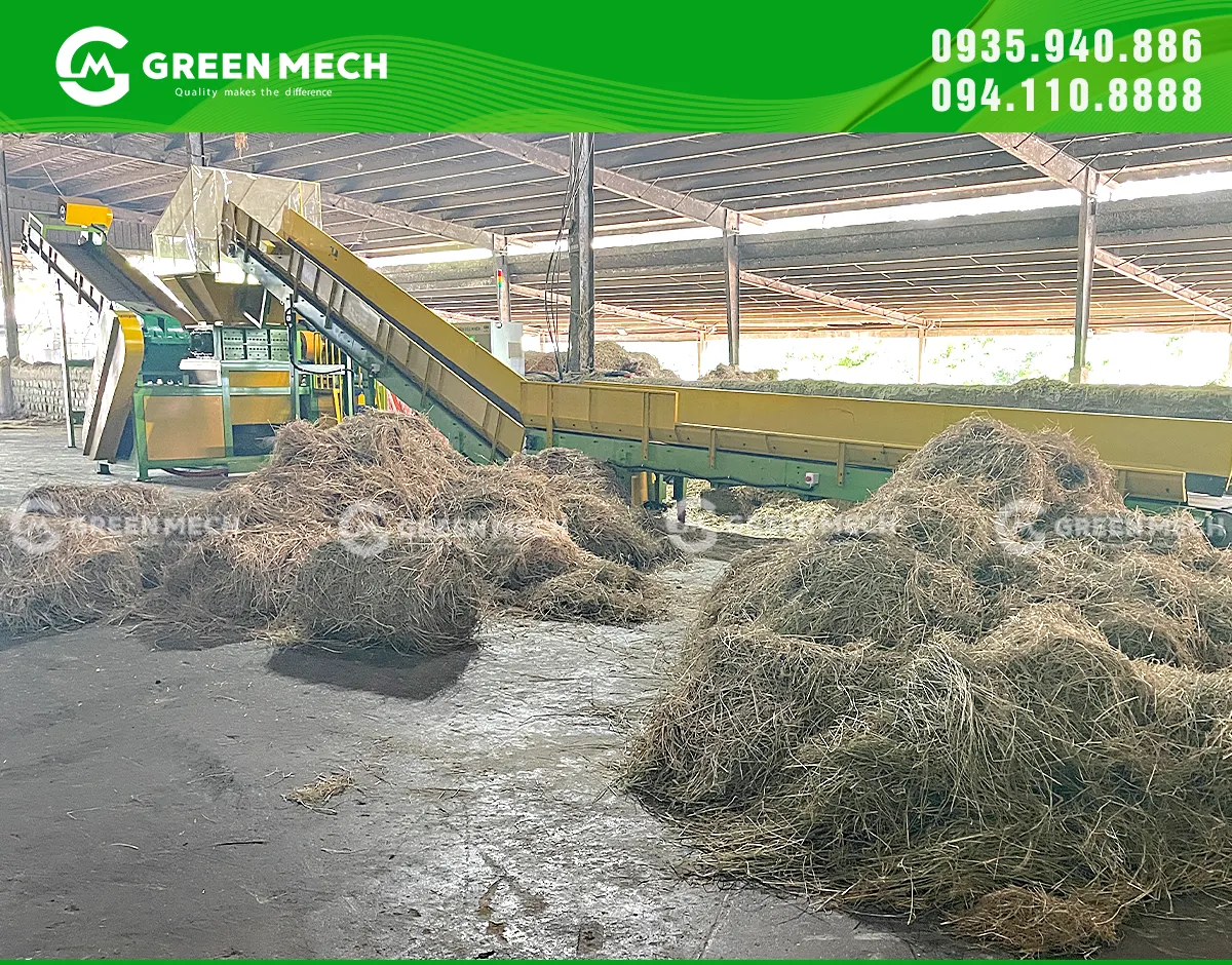 Máy nghiền 2 trục GREEN MECH – giải pháp hiệu quả cho nhà máy, trang trại và đơn vị chăn nuôi quy mô lớn.